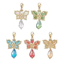 Butterfly Angel Glass Pendant Decoration