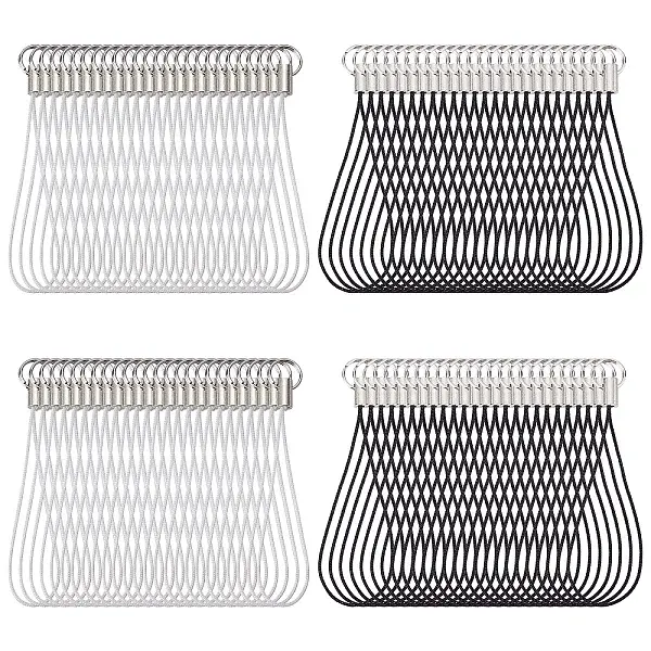 2Pcs 2 Colors Polyester Cord Mobile Straps