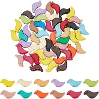 50Pcs Paint Zinc Alloy Beads