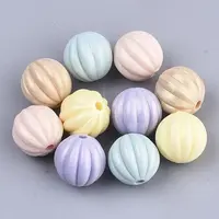 Spray Painted Acrylic Beads