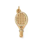 304 Stainless Steel Micro Pave Cubic Zirconia Pendants