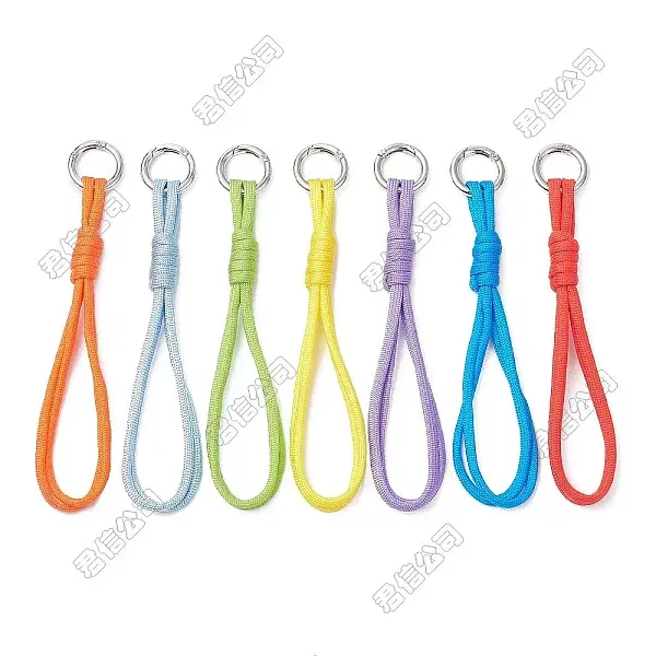 14Pcs 7 Colorsc Polyester & Spandex Cord Ropes Pendant Decorations