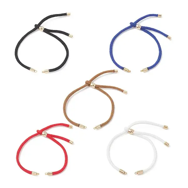 3MM Round Nylon Twisted Cord Slider Bracelet Making