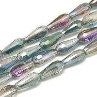 Electroplate Glass Beads Strands