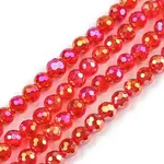 Electroplate Transparent Glass Beads