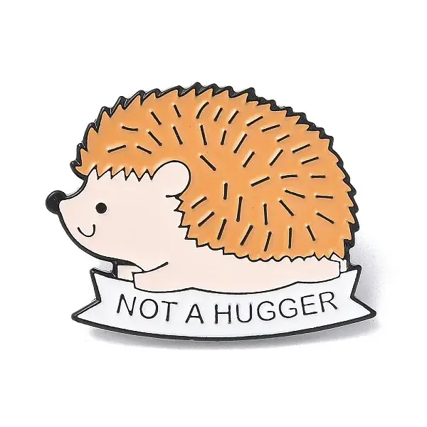 Not A Hugger Enamel Pins