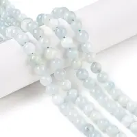 Dyed Natural White Jade Beads Strands