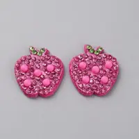 Apple Rhinestone Patches