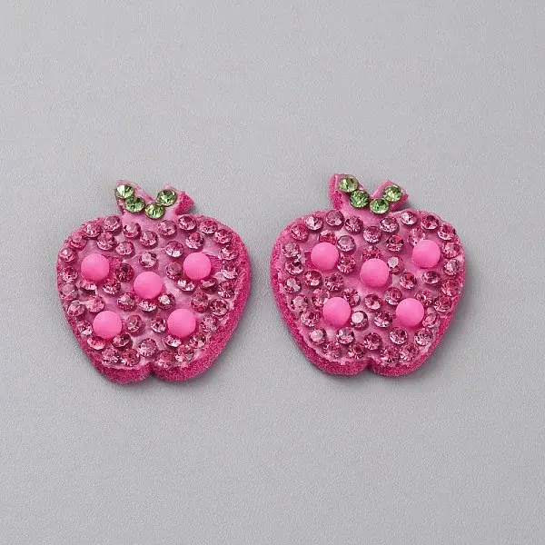 Apple Rhinestone Patches