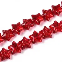 Baking Paint Glass Beads Strands