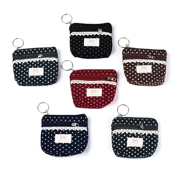 Polka Dot Cotton Cloth Wallets
