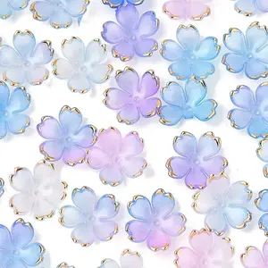 50Pcs Acrylic Bead Caps