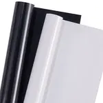 2 Rolls Black & White Heat Transfer Vinyl Roll