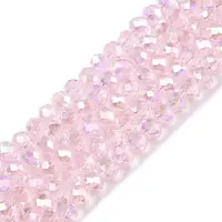 Electroplate Glass Beads Strands