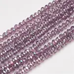 Electroplate Glass Beads Strands
