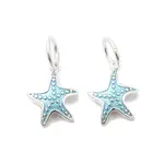 Ocean 925 Sterling Silver Enamel Starfish Charms
