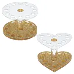 2Pcs 2 Style Acrylic Nail Art Brush Pen Holder Stand