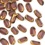 30Pcs Electroplate Glass Beads