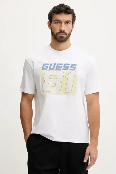 Bavlněné tričko Guess OPA