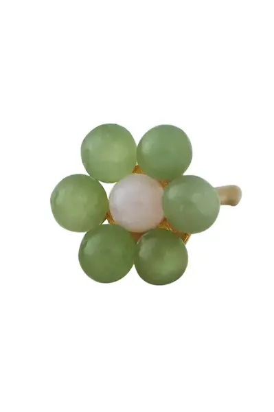 Pozlacené stříbrné náušnice Design Letters