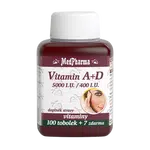 MEDPHARMA Vitamín A+D ( 5000 I.U./ 400 I.U.) 107 tobolek