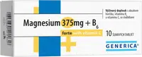 GENERICA MAGNESIUM 375 mg + B6 forte s vitamínom C 10 šumivých tablet