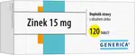 GENERICA Zinek 15 mg 120 tablet