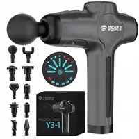 Masážna pištoľ s 10 nástavcami, Force Y3-1