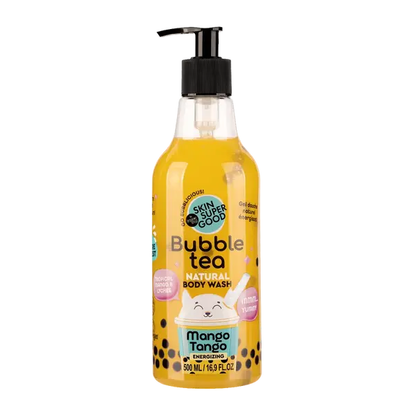 ORGANIC SHOP SKIN SUPER GOOD Bubble Tea Energizující sprchový gel Mango Tango 500 ml