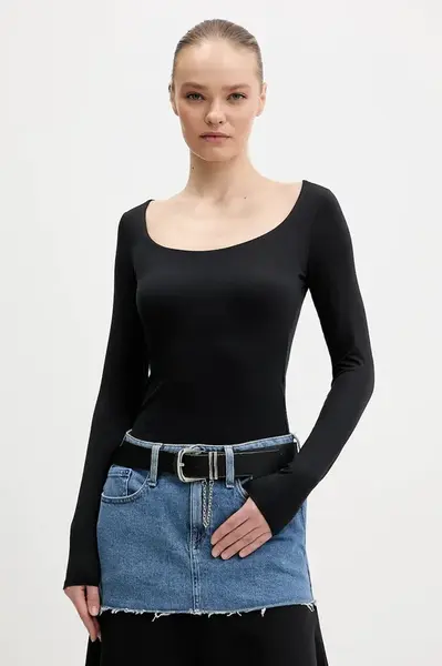 Tričko s dlhým rukávom Hollister Co.