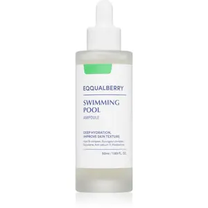 EQQUALBERRY Swimming Pool Ampoule intenzívne hydratačné sérum s upokojujúcim účinkom 50 ml