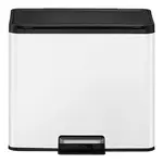 Odpadkový koš Eko Essential 15+15l bílý 822863