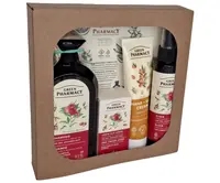 Dárková sada pro suché a poškozené vlasy s granátovým jablkem a arganovým olejem Green Pharmacy + dárek zdarma