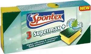 Supermax+ profilovaná houbička 3ks 19500119