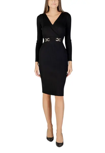 Černé pouzdrové šaty Morgan De Toi