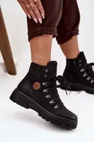 Dámske členkové trappers na platforme