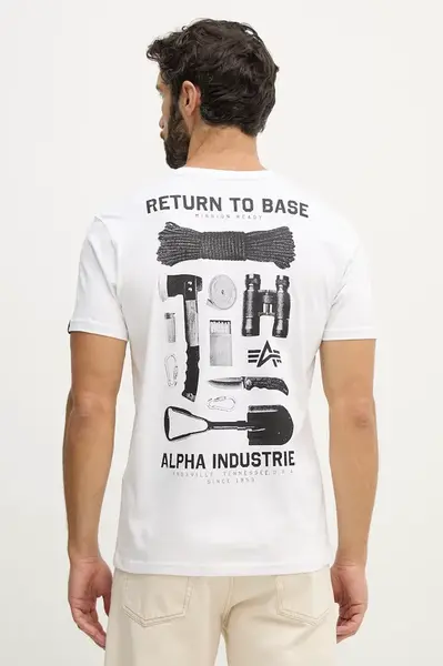Bavlněné tričko Alpha Industries Return To Base