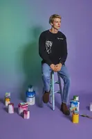 Bavlnené tričko s dlhým rukávom Medicine