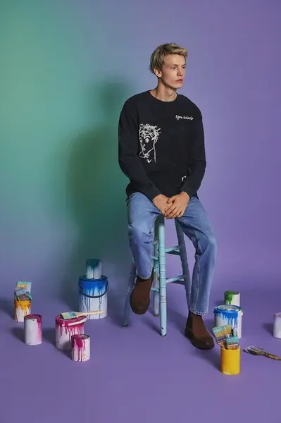 Bavlnené tričko s dlhým rukávom Medicine