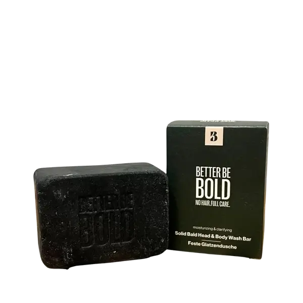 BETTER BE BOLD Solid Bald Head&Body Wash Bar, Tuhý sprchový pomocník na hlavu i tělo 110 g
