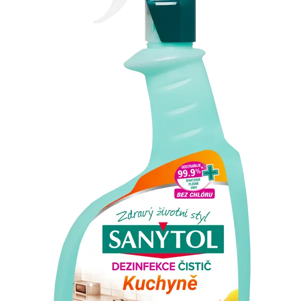 SANYTOL Dezinfekční odmašťující čistič na kuchyně 500 ml
