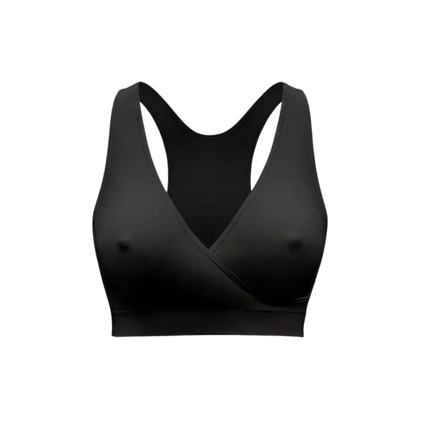 MEDELA Noční těhotenská a kojicí podprsenka Keep Cool černá M