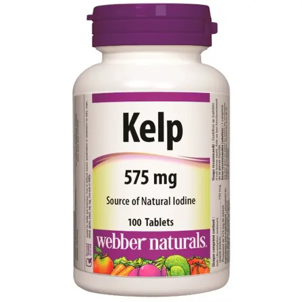 WEBBER NATURALS Kelp 575 mg 100 tablet