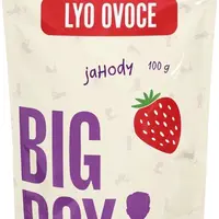 BIG BOY Jahody plátky lyofilizované Eko varianta 100 g