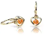 Cutie Jewellery Detské náušnice zo žltého zlata C1943-10-X-1 oranžová