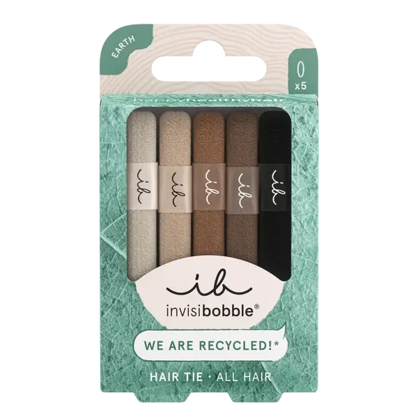 INVISIBOBBLE gumičky Hair Tie Mocha 5 ks