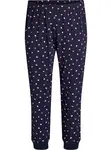 Zizzi Pyžamové nohavice 'MHANNY'  tmavomodrá / ružová / ružová