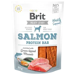 BRIT Dog Jerky Salmon Protein Bar 80 g