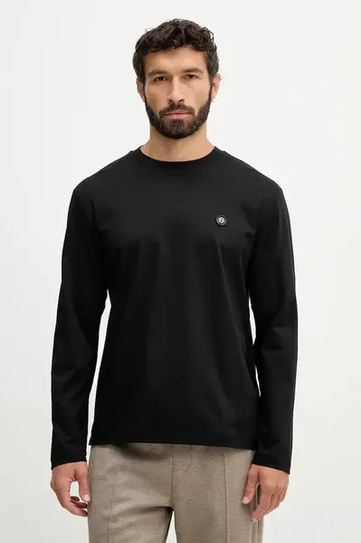 Bavlněné tričko s dlouhým rukávem BOSS C-Townley 01