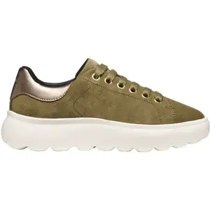 Geox D SPHERICA EC4.1 Dámska voľnočasová obuv, khaki, veľkosť